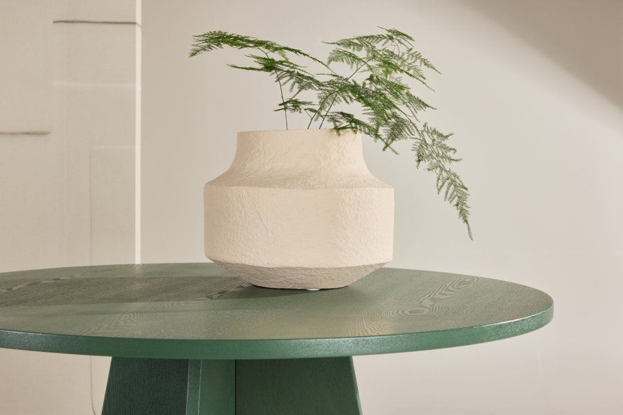 VENTURE DESIGN Bootcut spisebord - Olivengrnn / Olivengrnn MDF, finr