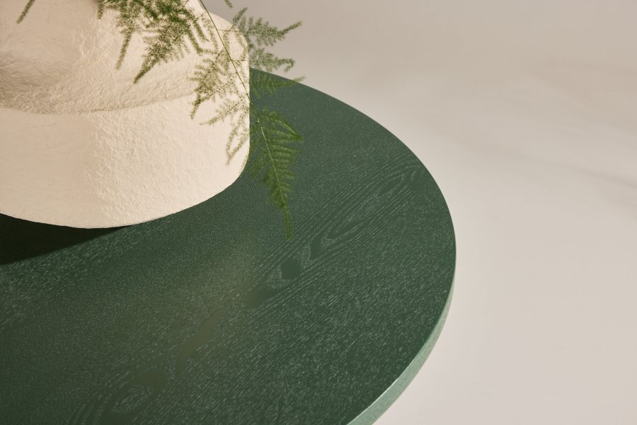 VENTURE DESIGN Bootcut spisebord - Olivengrnn / Olivengrnn MDF, finr