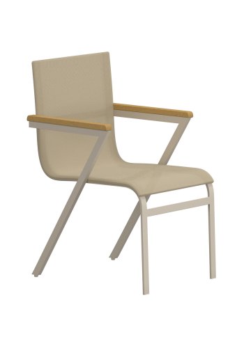 VENTURE HOME Mexico Dining Spisestoler 6-pakning - Beige/Teak