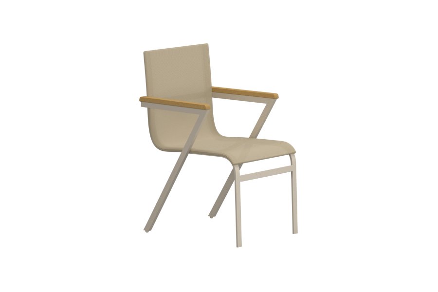 VENTURE HOME Mexico Dining Spisestoler 6-pakning - Beige/Teak