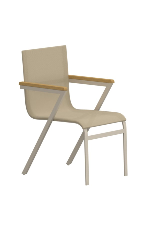 VENTURE HOME Mexico Dining Spisestoler 6-pakning - Beige/Teak