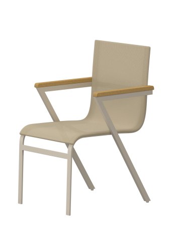 VENTURE HOME Mexico Dining Spisestoler 6-pakning - Beige/Teak