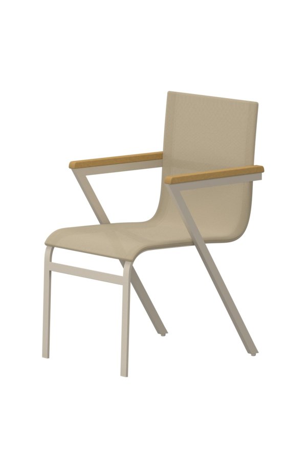 VENTURE HOME Mexico Dining Spisestoler 6-pakning - Beige/Teak