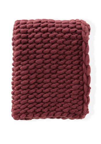 VENTURE DESIGN Kate teppe 170 x 130 cm - / Burgunder polyester