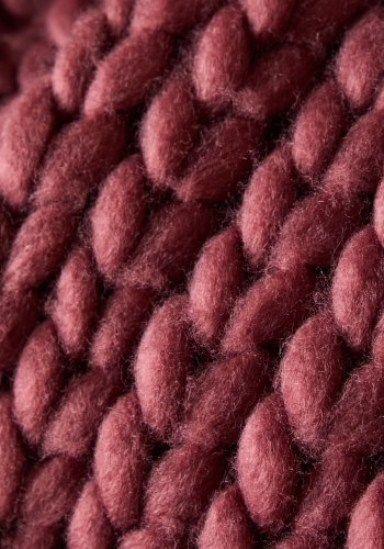 VENTURE DESIGN Kate teppe 170 x 130 cm - / Burgunder polyester