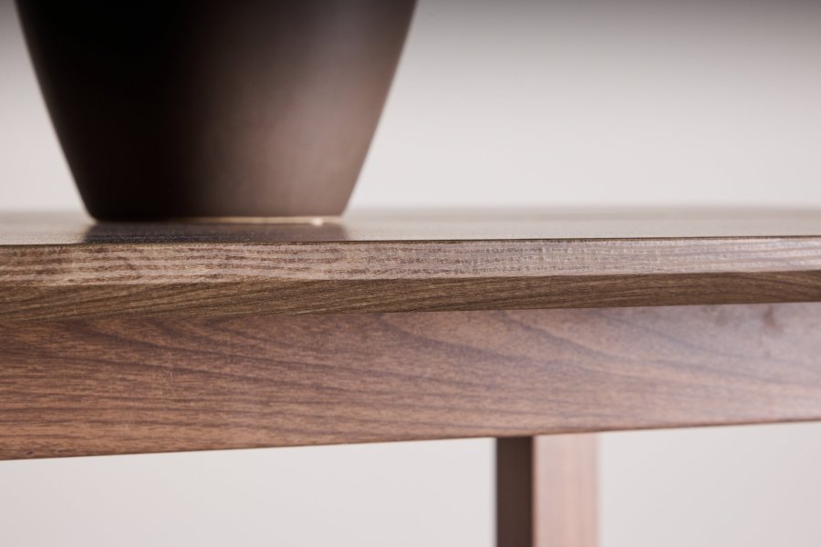 VENTURE DESIGN Count Esstisch 100x220 cm - Braune Holzoptik