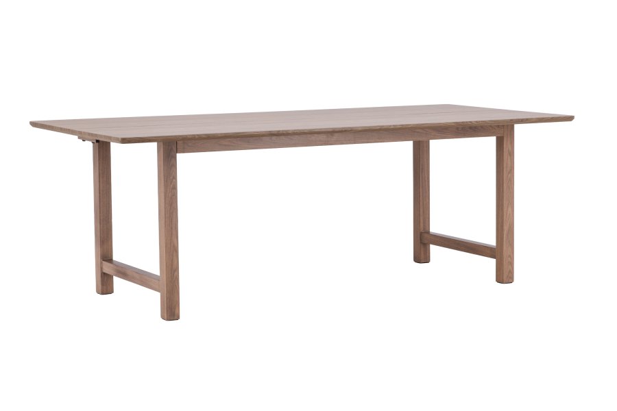 VENTURE DESIGN Count Esstisch 100x220 cm - Braune Holzoptik