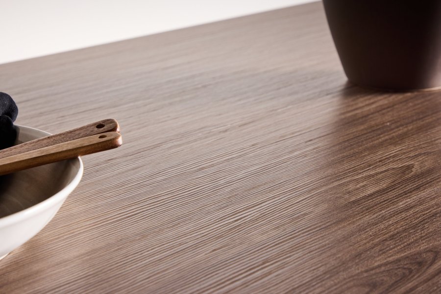 VENTURE DESIGN Count Esstisch 100x220 cm - Braune Holzoptik