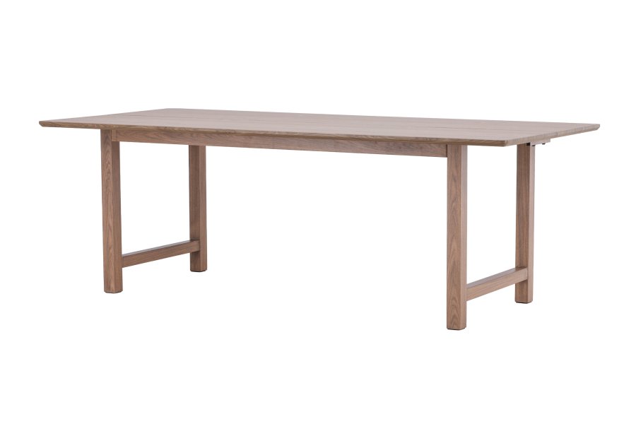 VENTURE DESIGN Count Esstisch 100x220 cm - Braune Holzoptik