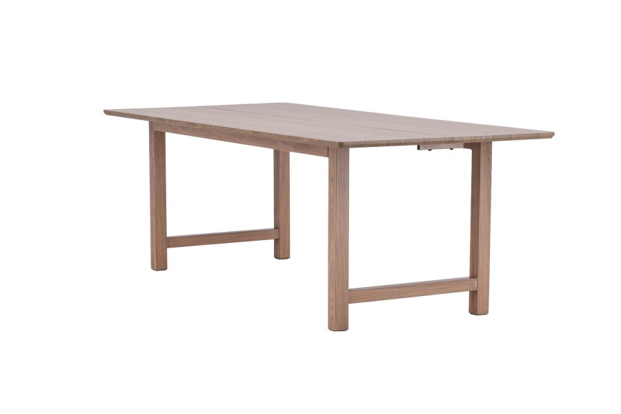 VENTURE DESIGN Count Esstisch 100x220 cm - Braune Holzoptik