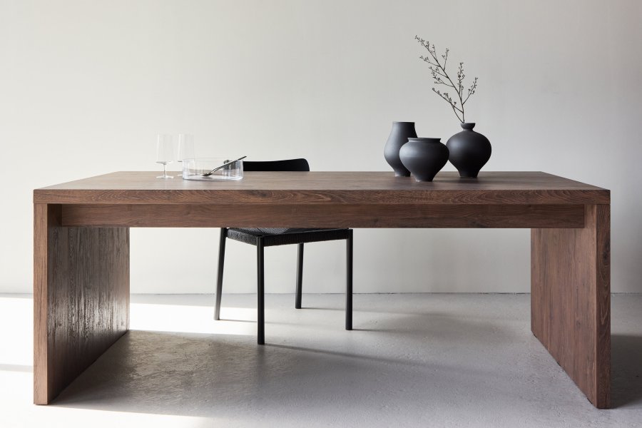 VENTURE DESIGN Evone spisebord, rektangulr - mocca MDF (100x200)