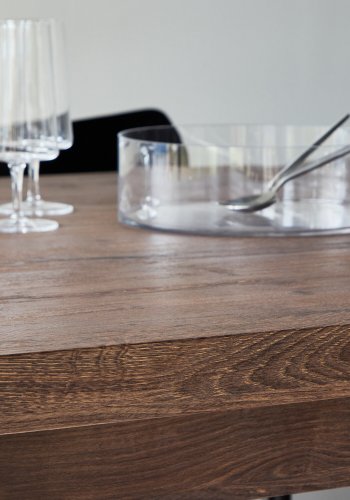 VENTURE DESIGN Evone spisebord, rektangulr - mocca MDF (100x200)