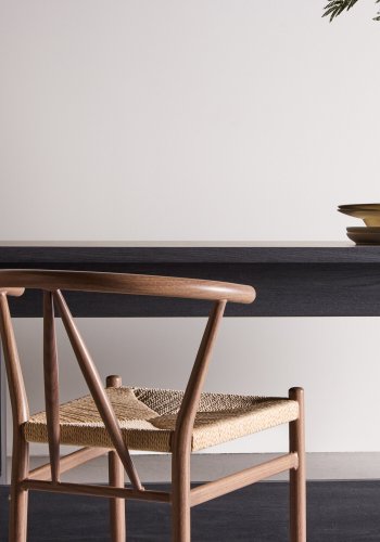 VENTURE DESIGN Milly spisebord, rektangulr - sort MDF (100x235)