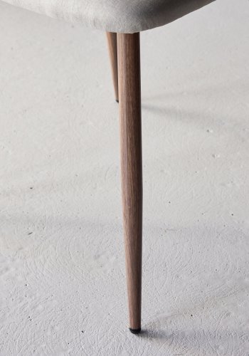 VENTURE DESIGN Night spisebordsstol - beige hr og mokka stl