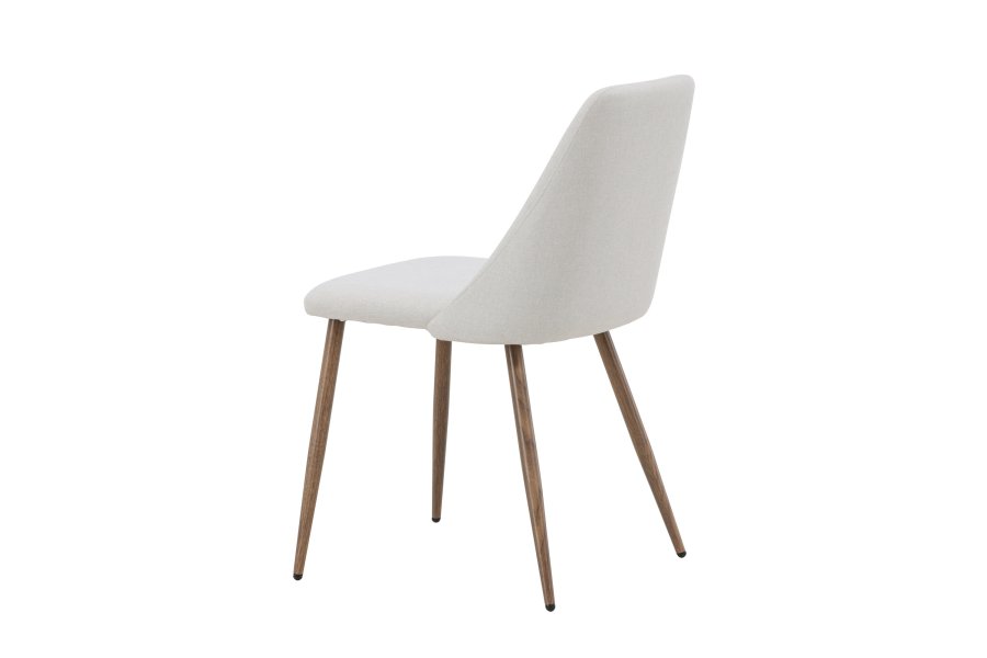 VENTURE DESIGN Night spisebordsstol - beige hr og mokka stl