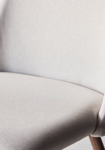 VENTURE DESIGN Night spisebordsstol - beige hr og mokka stl