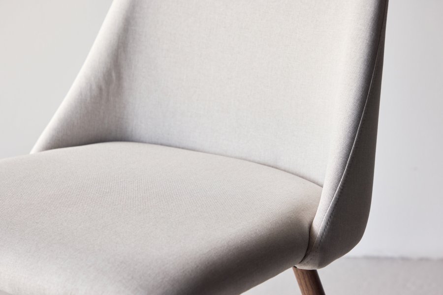 VENTURE DESIGN Night spisebordsstol - beige hr og mokka stl