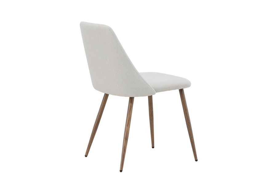 VENTURE DESIGN Night spisebordsstol - beige hr og mokka stl