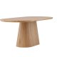 VENTURE DESIGN Stjärnö spisebord, ovalt - naturlig finer (90x200)