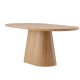 VENTURE DESIGN Stjärnö spisebord, ovalt - naturlig finer (90x200)