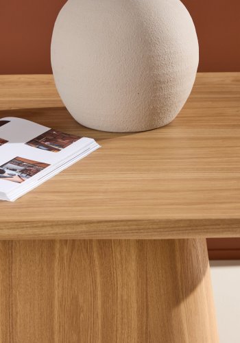 VENTURE DESIGN Stjärnö spisebord, ovalt - naturlig finer (90x200)