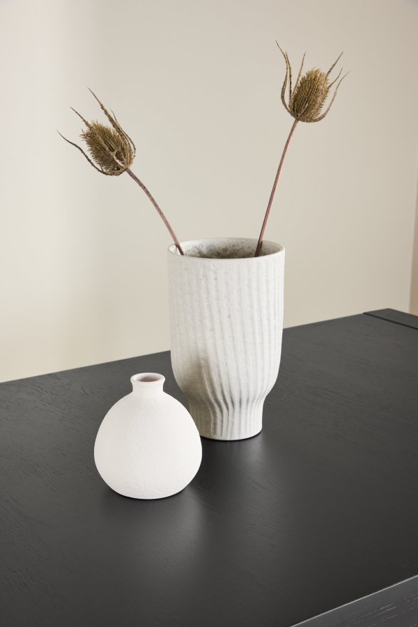 VENTURE DESIGN Slider spisebord 250x95x75 cm - Sort / Massiv egetr�sfiner