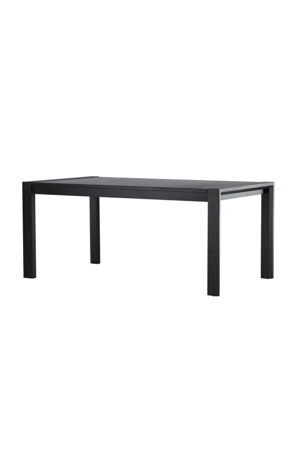 VENTURE DESIGN Slider spisebord 250x95x75 cm - Sort / Massiv egetr�sfiner