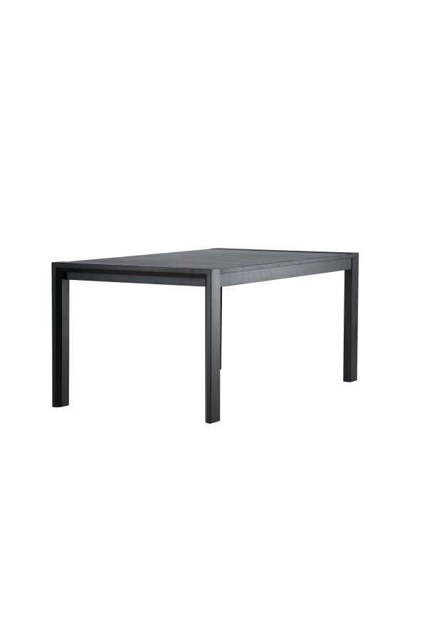 VENTURE DESIGN Slider spisebord 250x95x75 cm - Sort / Massiv egetr�sfiner