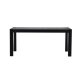 VENTURE DESIGN Slider spisebord 250x95x75 cm - Sort / Massiv egetr�sfiner