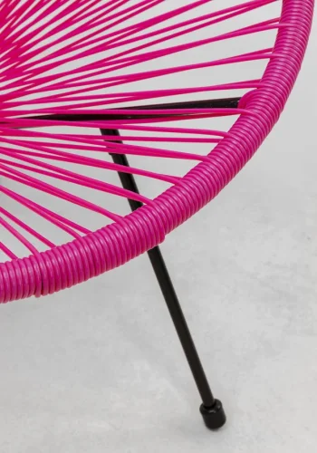 KARE DESIGN Acapulco Pink lnestol/havestol - pink plast og stl