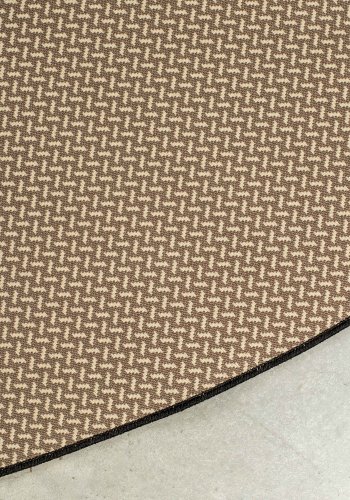 ZUIVER Moon utendrs teppe, m mnster, rundt - steingr decolan (200)