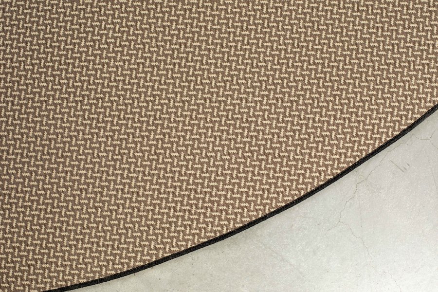 ZUIVER Moon utendrs teppe, m mnster, rundt - steingr decolan (200)