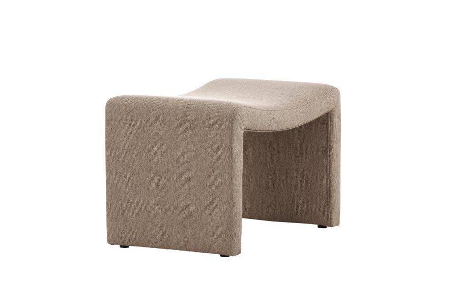 VENTURE HOME Bonn fotskammel - Brun