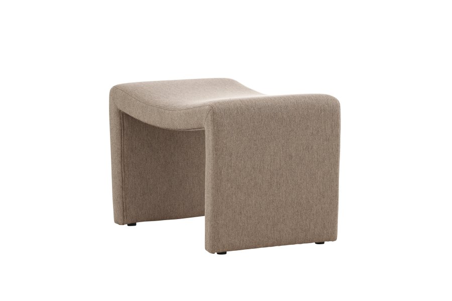 VENTURE HOME Bonn fotskammel - Brun