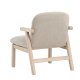 VENTURE HOME Rile lenestol - Hvitkalket/Beige