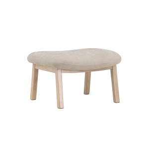 VENTURE HOME Rile Fotpall - Vitkalkad/Beige