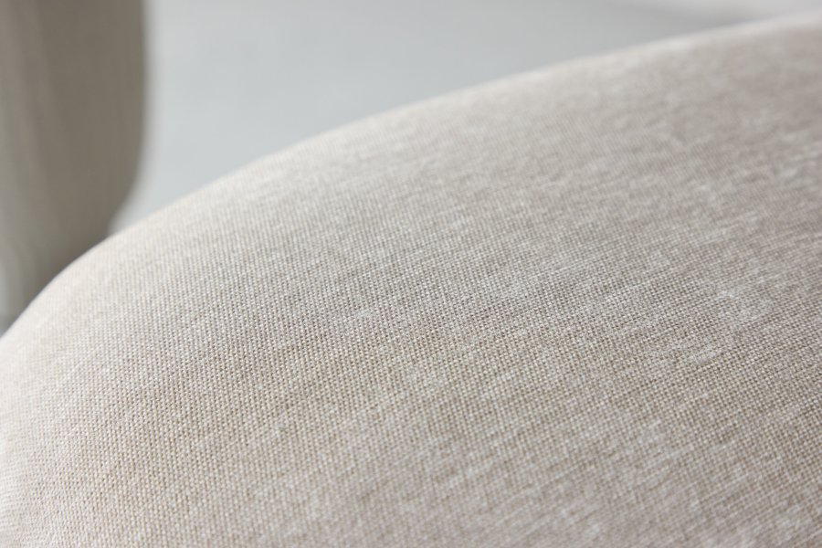 VENTURE HOME Rile fotskammel - Hvitkalket/Beige