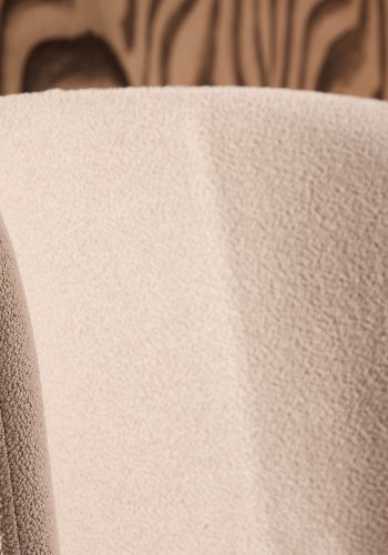 VENTURE DESIGN Astoria spisestol - beige bouclé-stoff