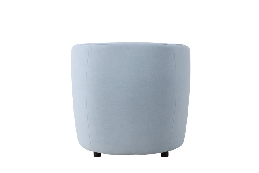 VENTURE DESIGN Bobbo lenestol, med armlener - babybltt stoff og bjrketre