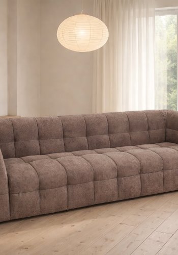 VENTURE HOME Malou 3-sitssoffa - Brun