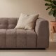 VENTURE HOME Malou 3 pers. sofa - brun polyester og polypropylen