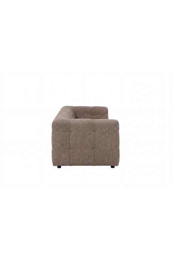 VENTURE HOME Malou 3 pers. sofa - brun polyester og polypropylen
