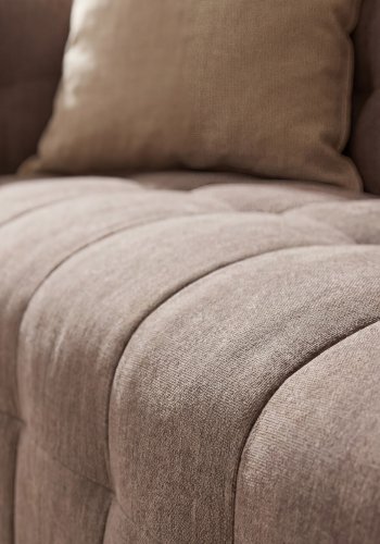 VENTURE HOME Malou 3 pers. sofa - brun polyester og polypropylen