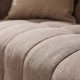 VENTURE HOME Malou 3 pers. sofa - brun polyester og polypropylen