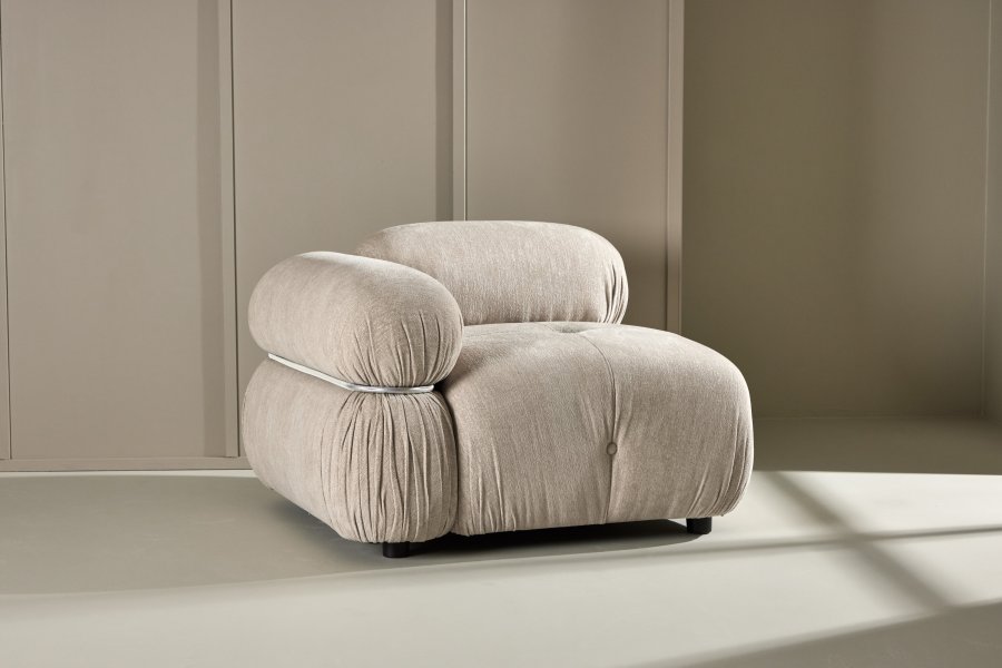 VENTURE HOME Mika modulsofa - Hjrne - Beige / Hyre