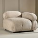 VENTURE HOME Mika modulsofa - Hjrne - Beige / Venstre