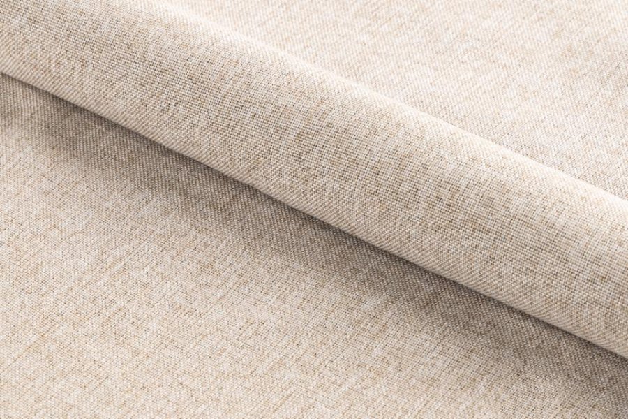 ACT NORDIC Celia spisestuestol - beige stoff og sort stl