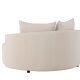 VENTURE DESIGN Kelso sofa, rund - beige lin (150)
