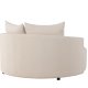 VENTURE DESIGN Kelso sofa, rund - beige lin (150)