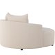 VENTURE DESIGN Kelso sofa, rund - beige lin (150)